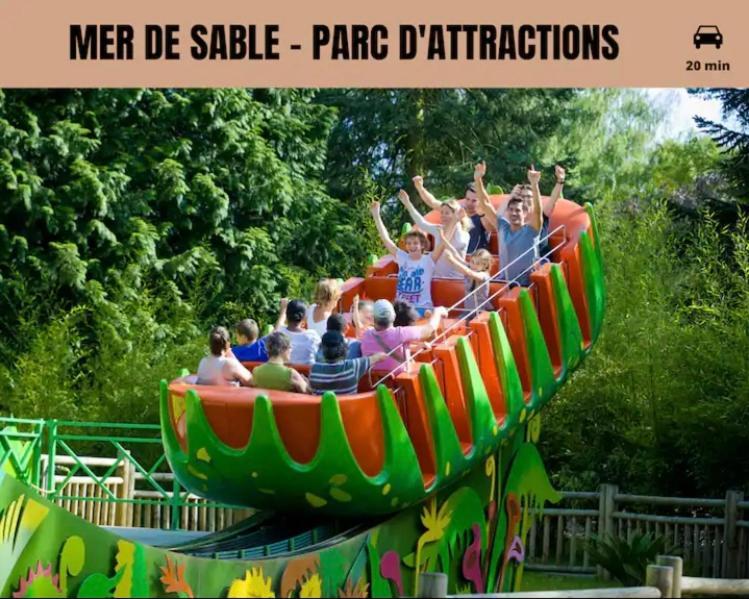 Maison Individuelle Tout Confort Terrasse Exterieur Proche Parc Asterix, Aeroport Roissy Cdg, Paris, Disney, Chateau De Chantilly La Chapelle-en-Serval Bagian luar foto
